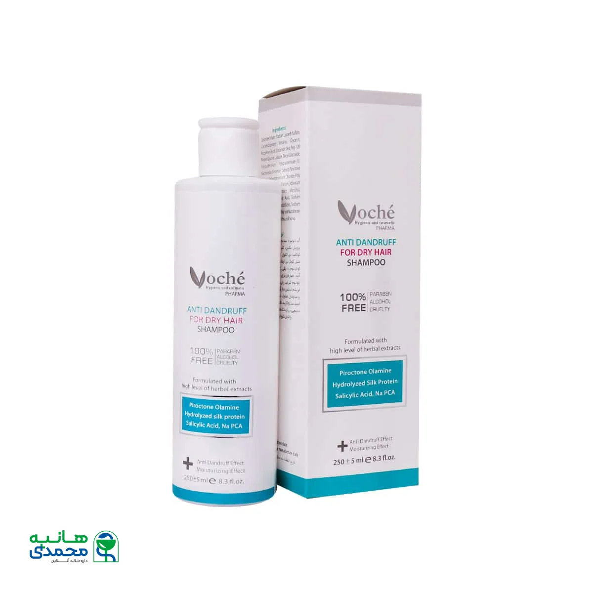 شامپو ضد شوره مناسب موی خشک وچه