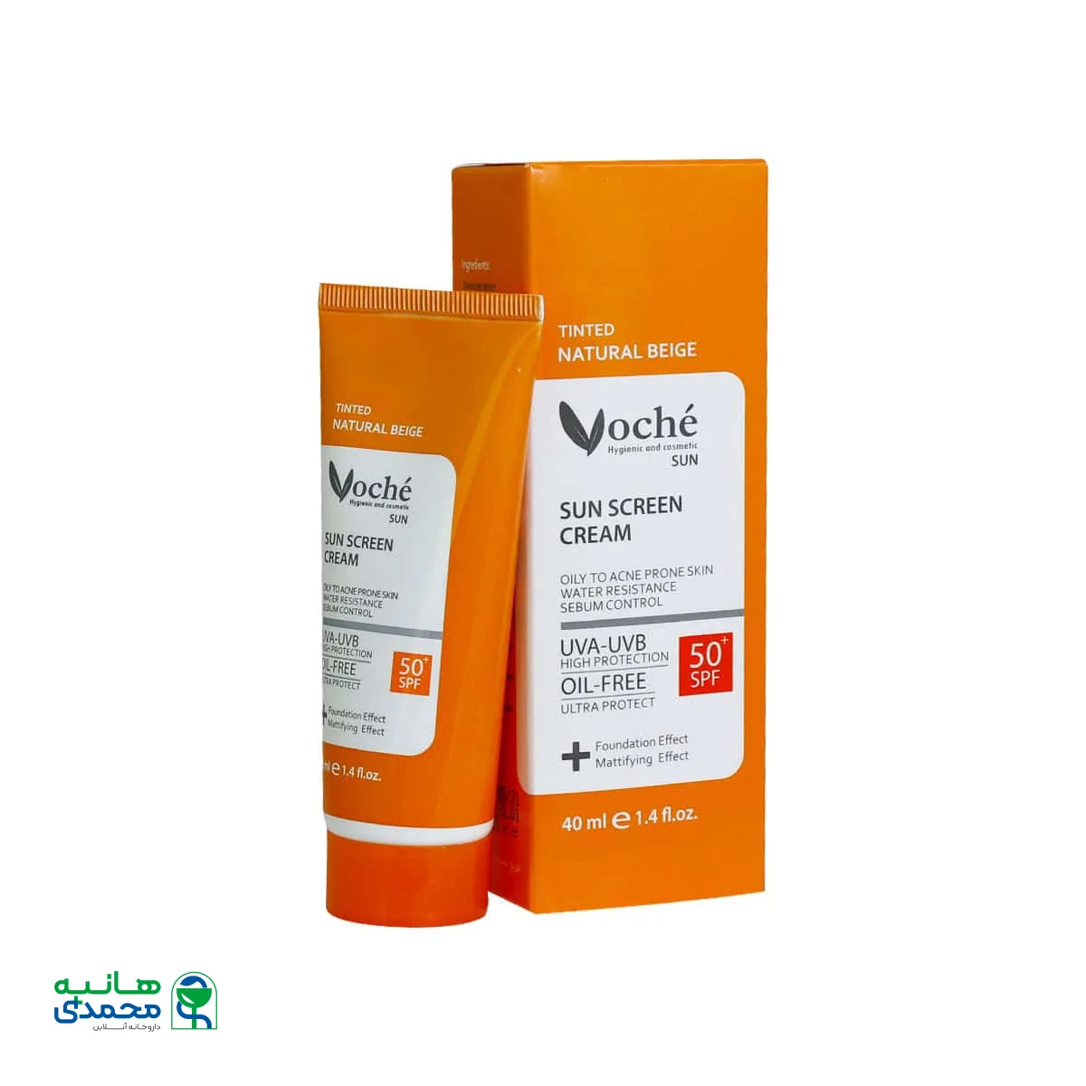 کرم ضد آفتاب SPF50 وچه مناسب پوست چرب و مستعد آکنه
