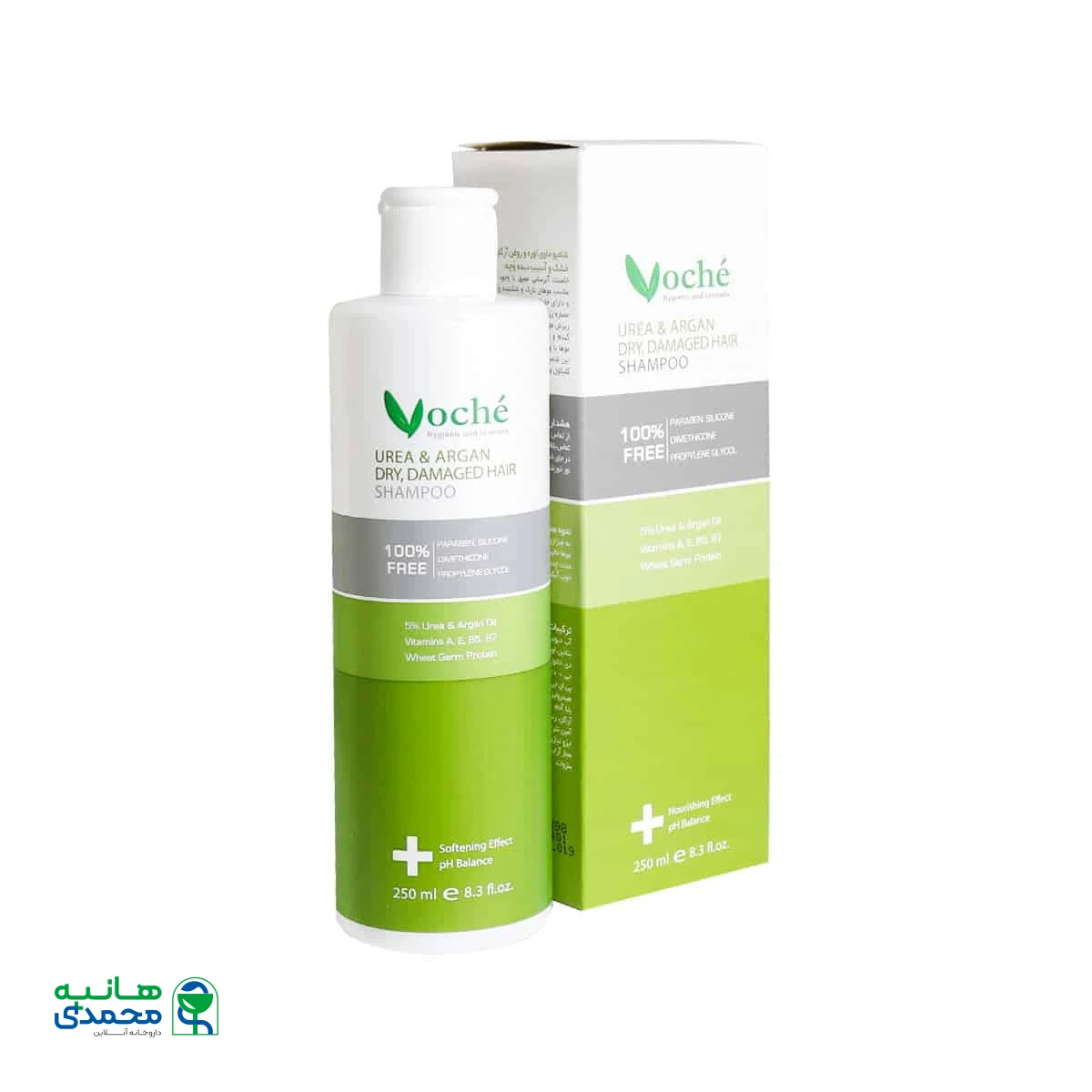 شامپو حاوی اوره و روغن آرگان وچه