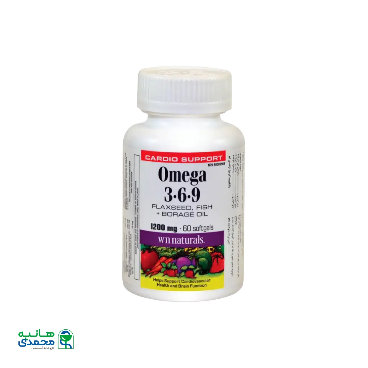 کپسول امگا 3 6 9 وبر نچرالز 60 عدد