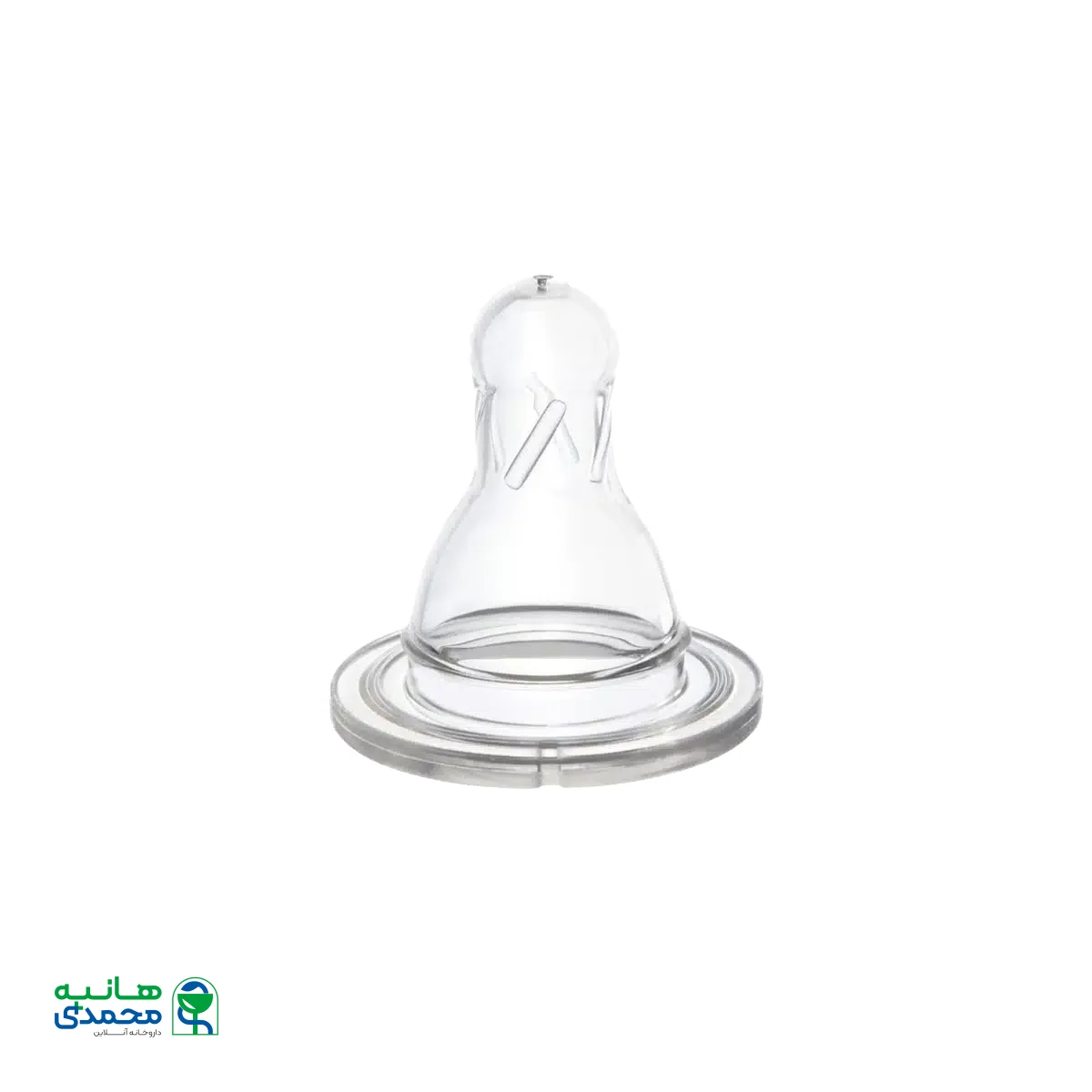 سر شیشه سیلیکونی سر گرد شماره ۱ وی بیبی مناسب کودکان ۰ تا ۶ ماه کد ۸۶۶