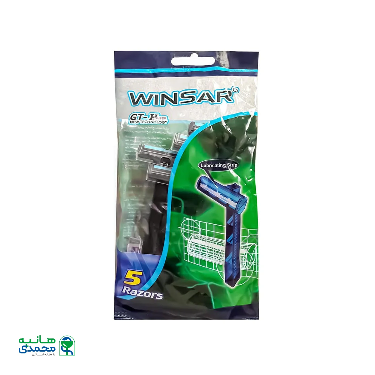 خودتراش دو لبه صابون دار وینسار مدل GT-H-Super