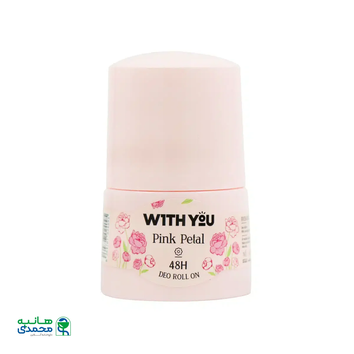 رول ضد تعریق زنانه ویت یو مدل Pink Petal حجم 50 میلی لیتر