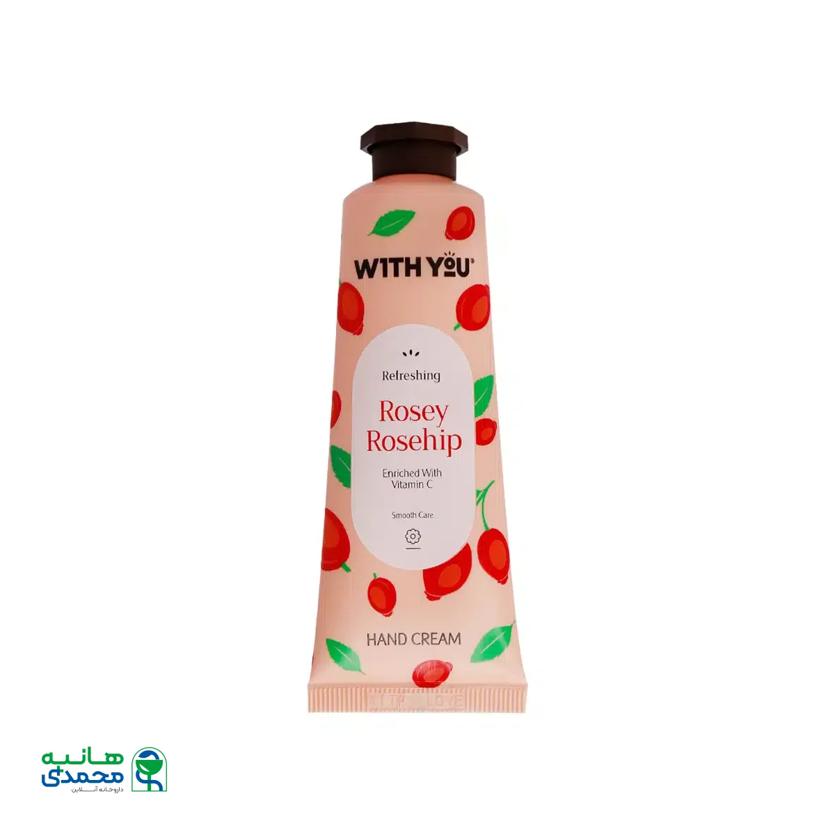 کرم مرطوب کننده دست ویت یو حاوی میوه گل رز و ویتامین C حجم 50 میلی لیتر