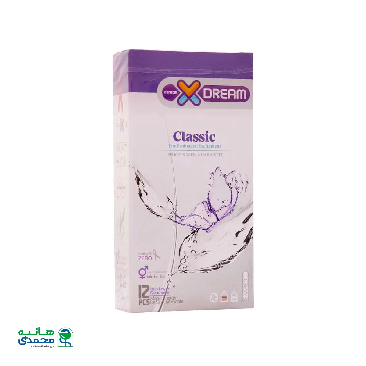 قیمت کاندوم ساده کلاسیک ایکس دریم