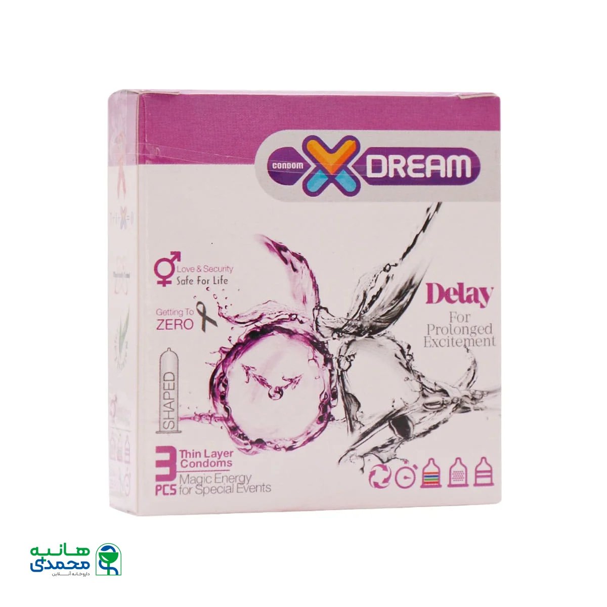 قیمت کاندوم تاخیری ایکس دریم مدل Delay