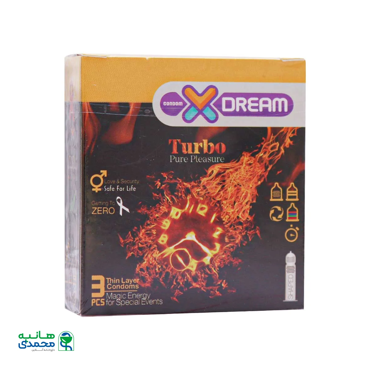 قیمت کاندوم توربو ایکس دریم