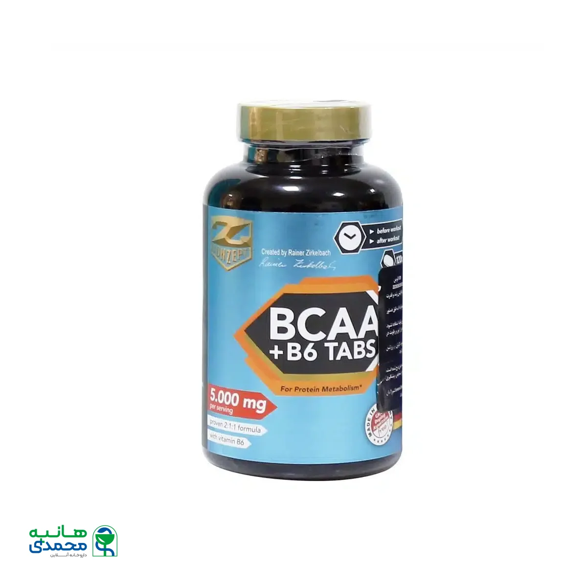 قرص بی سی دبل ای + ب۶ زد کانزپت 120 عدد